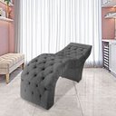 Ver imagem 2 de Maca Estofada Estética Cílios Salão Spa Veludo Mirela:cinza