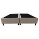 Ver imagem 6 de Base Box para Cama Casal Queen 158x198cm Bipartido Liz S05 Sintético Bege - Mpozenato