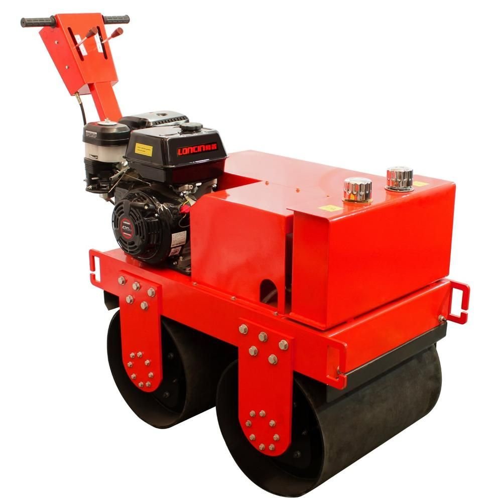 Rolo Compactador Liso Vibratório de Asfalto 500kg 13hp a Gasolina