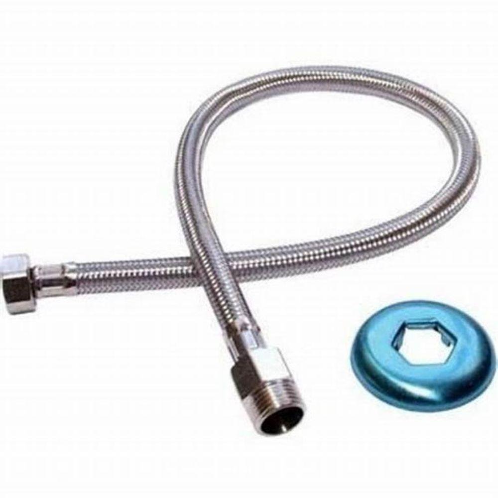 Engate Flexível Inox P/ água 1/2" Blukit 40 Cm - 1
