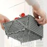 Cesta Secar Frutas Verduras Vegetais Dobravel Cozinha Copa Pia Porta Objetos Organizador Drenagem Al - 4