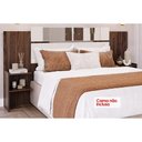 Ver imagem 5 de Cabeceira Cama Box Madeirado Solteiro/casal/queen Mila C/ Espelho Off White - Panan