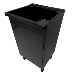 Tanque de Lavanderia 26l com Gabinete Premium Black 46cm - 1