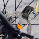 Ver imagem 3 de Trava de Disco Freio com Senha Antifurto Moto Motocicleta Bike Bicicleta Segurança Proteçao Cadeado 