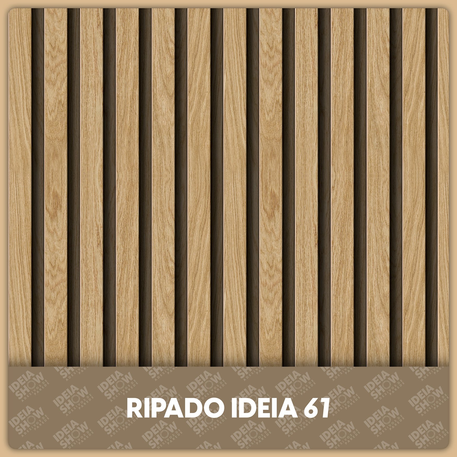 Papel De Parede Adesivo Ripas De Madeira Clara 3d Quarto 3M ...