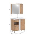 Ver imagem 2 de Conjuinto de Banheiro Berton Dakota Br/parquet