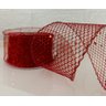 Fita Aramada Telada Vermelha 6,3cm X 9,14m - 5