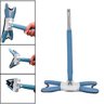 Mop Rodo De Limpeza Giratorio Retangular Ajustavel Retratil:Azul Escuro - 2