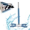 Mop Rodo De Limpeza Giratorio Retangular Ajustavel Retratil:Azul Escuro - 1