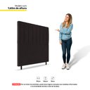Ver imagem 3 de Cabeceira Cama Box Solteiro Itália 90cm Suede Marrom - Desk Design