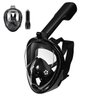 Mascara de Margulho Full Face Snorkel Anti Embaçamento Diversao Nataçao Praia Piscina Suporte Camera - 5