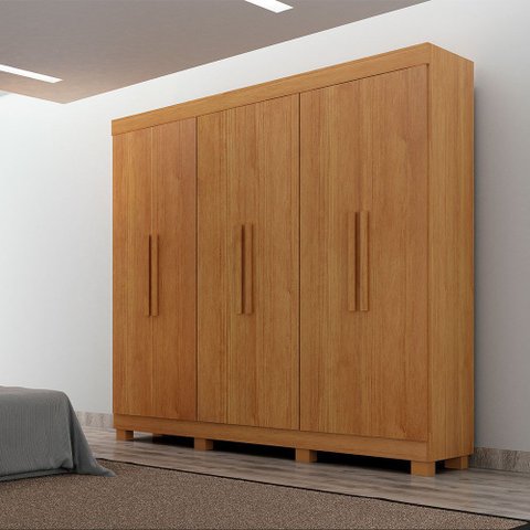 Guarda Roupa 6 Portas Delta Mdf Leifer