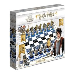 Jogo Xadrez e Damas Harry Potter em Madeira/Plastico XALINGO - 5