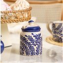 Ver imagem 3 de Açucareiro de Cerâmica Branco e Azul