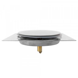 Ralo Click para Banheiro 15x15cm Inox Espelhado - 4