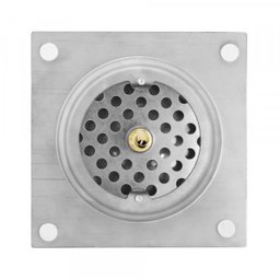 Ralo Click para Banheiro 15x15cm Inox Espelhado - 5