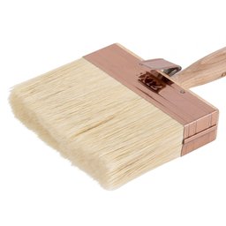 Pincel Retangular para Tinta Acrílica e Látex 120mm Dexter:bege - 2
