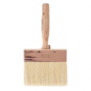 Pincel Retangular para Tinta Acrílica e Látex 120mm Dexter:bege