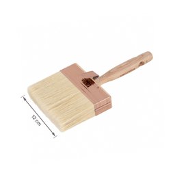 Pincel Retangular para Tinta Acrílica e Látex 120mm Dexter:bege - 4