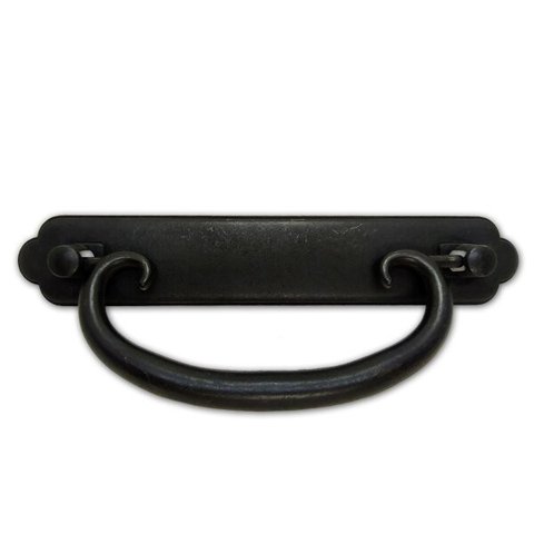 Kit 4 Puxador Rustico Preto para Moveis Alça Gaveta