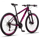 Ver imagem 5 de Bicicleta 29 Gt Mx7 21 Marchas Mtb Alumínio Preto+rosa