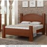 Cama Casal em Madeira Maciça 1,60 Itália Avelã - 1