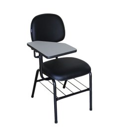 Cadeira Universitária para Escolas Linha Economy Preto - 1