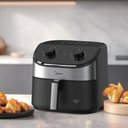 Ver imagem 5 de Fritadeira Air Fryer Midea Widemax Preto e Inox 5,5l 110v Fwm55p1