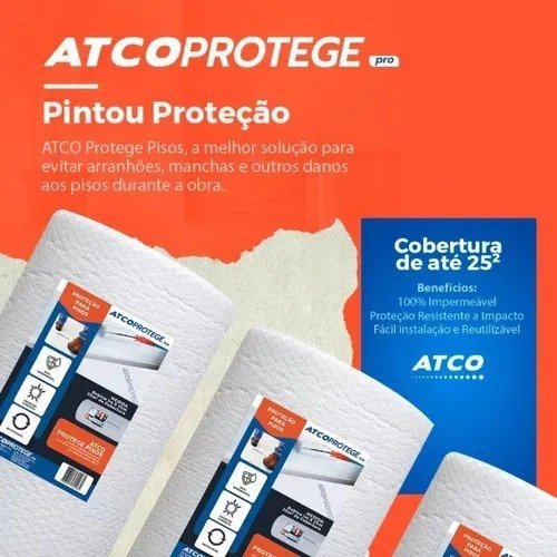 Salva Piso Atco Protege Pro 1x25m Reutilizavel Protetor Piso - 5