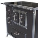 Ver imagem 6 de FOGAO A LENHA N 2 GAB SEC XVIII PREMIUM PRETO SD