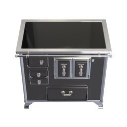 FOGAO A LENHA N 2 GAB SEC XVIII PREMIUM PRETO SD - 5
