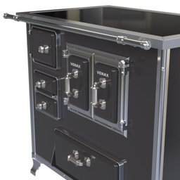 FOGAO A LENHA N 2 GAB SEC XVIII PREMIUM PRETO SD - 3