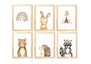 Ver imagem 1 de Kit Quadro Decorativo Infantil Safari Quarto Criança Enxoval Delicado Bebê Menina