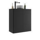 Ver imagem 2 de Gabinete Banheiro 2 Portas Suspenso 63cm Multimóveis Mp5007 Preto