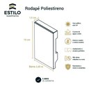 Ver imagem 4 de Rodapé Poliestireno Liso Preto 10cm x 1,5cm Br 2,40m - Estilo Revestimentos - Preto 10 cm Liso