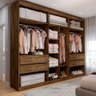 Guarda-roupa Casal Madalena 6 Portas 4 Gavetas 100% Mdf - Panorama Móveis - 4