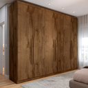 Ver imagem 1 de Guarda-roupa Casal Madalena 6 Portas 4 Gavetas 100% Mdf - Panorama Móveis