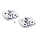 Ver imagem 4 de Dobradiça Dupla Automática P/ Box de Banheiro Esquerda 1129e - 2un