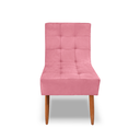 Ver imagem 3 de Kit 3 Cadeiras Decorativas Luxo Trida – Suede Premium para Sala de Jantar