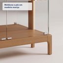 Ver imagem 6 de Cristaleira Átria 2 Portas 5 Prateleiras Madeira Maciça com LED Natural Rudnick