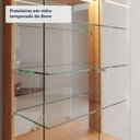 Ver imagem 2 de Cristaleira Átria 2 Portas 5 Prateleiras Madeira Maciça com LED Natural Rudnick
