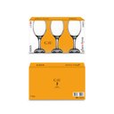 Ver imagem 5 de Kit 3 Taças de Vidro Eden 340ml Class Home