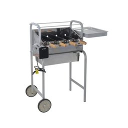 Churrasqueira Lobo Mexicana Inox 430 Super + 4 Espetos - 1