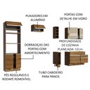 Ver imagem 5 de Armário de Cozinha Completa 270cm Rustic/Rustic/Crema Jade Madesa 08