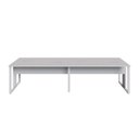 Ver imagem 4 de Mesa de Escritório Plataforma 3,0m 4 Pessoas Cz Pés Metal F5 Cor:cinza