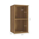 Ver imagem 5 de Armário Aéreo Celeste Kappesberg 100% Mdf 1 Porta Nogueira/verde 40cm