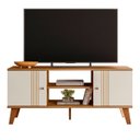 Ver imagem 4 de Rack 115 cm 2 Portas para TV Ate 50 Polegadas Molly Ptl:Nature Off White