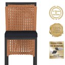 Ver imagem 3 de Mesa Bistro e 2 Banquetas Roma Preta Corda Náutica 12 Trama Original