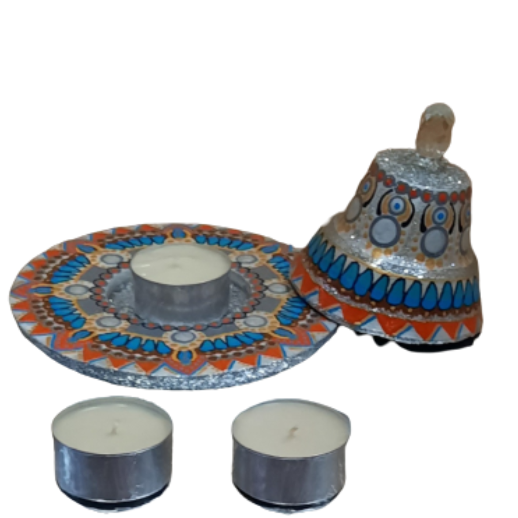 Suporte para velas rechaud ou velas pequenas/Ideal para presentear/Sustentável/Inovador/Velas vegana - 1