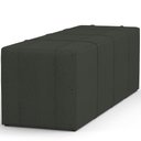 Ver imagem 6 de Puff Decorativo Living Sala de Estar 195 cm Roma W01 Linho Verde Musgo - Lyam Lyam Decor
